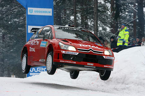 Sebastian Loeb vandt Monte Carlo Rallyet, men selv om han var flyvende i Sverige, så var det ikke nok til en sejr.